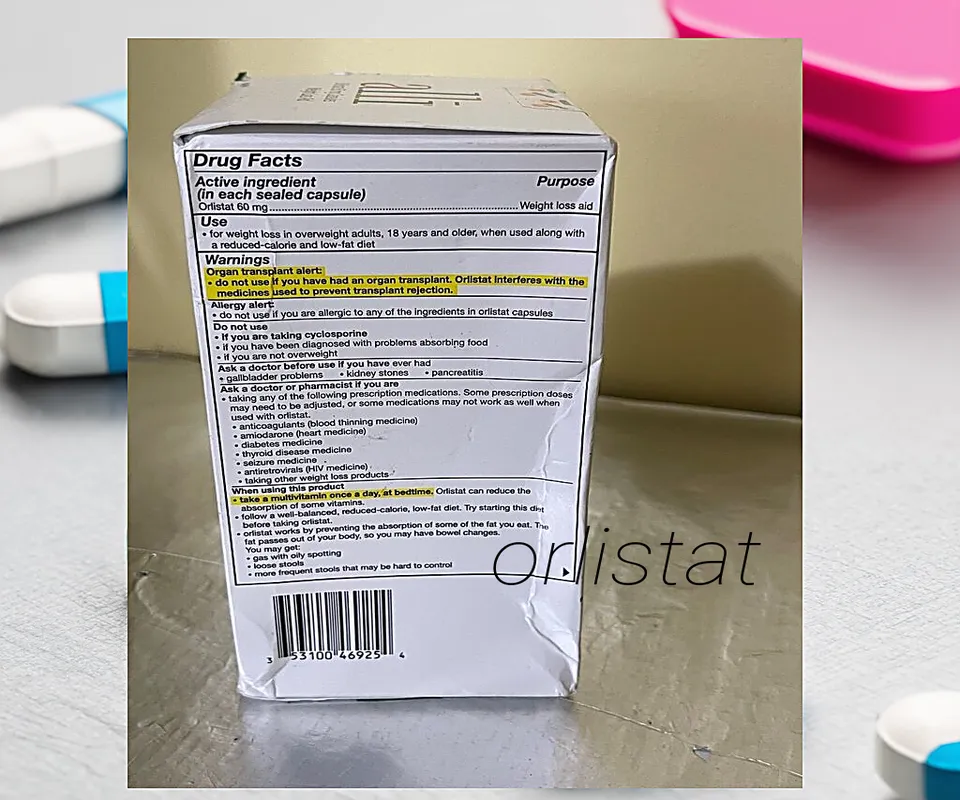 Orlistat se vende sin receta medica